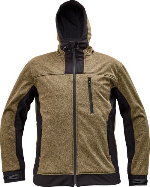 HUYER SOFTSHELL bunda béžová XS