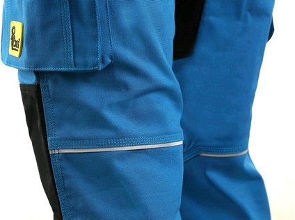 Kalhoty CXS STRETCH, 170-176cm, pánská, středně modrá-černá, vel. 64
