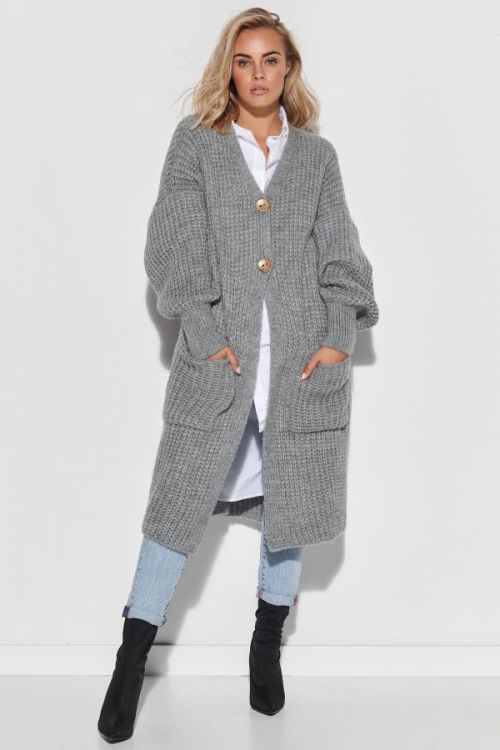 Makadamia Sweater S101 Grey Melange UNI