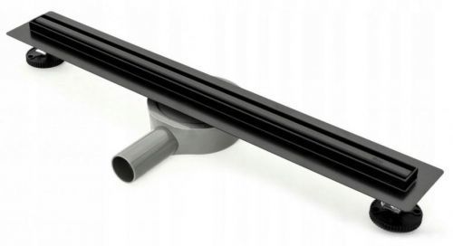 REA - Lineárne odtokový žľab Neo Slim Pro 500 čierny REA-G6992