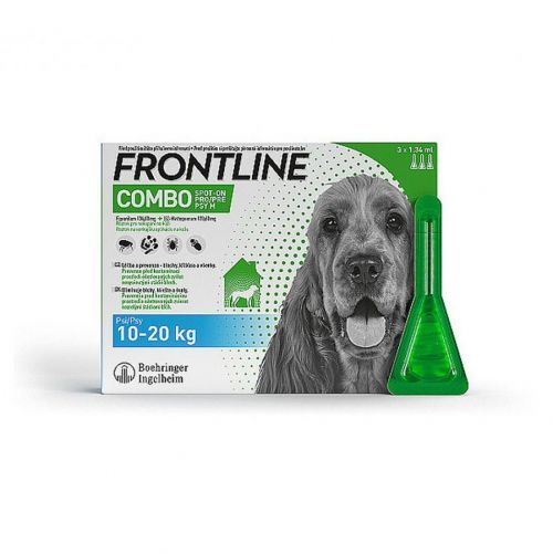 FRONTLINE Combo Spot-On pre psy M (10-20 kg) 3x1,34 ml