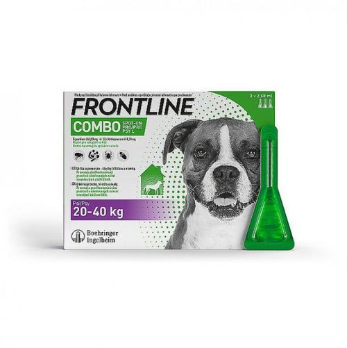 FRONTLINE Combo Spot-On pre psy L (20-40 kg) 3x2,68 ml