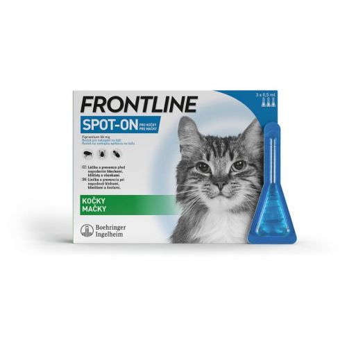 FRONTLINE Spot-on pre mačky 3x0,5 ml