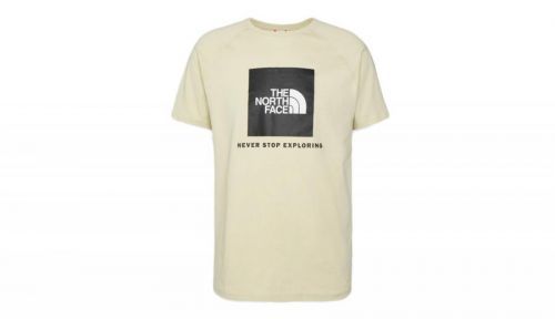 The North Face M Ss Raglan Red Box Tee svetlohnedé NF0A3BQO3X4