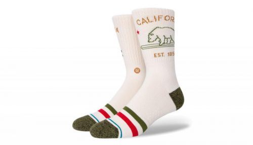 Stance California Republic 2 Crew Socks hnedé A556D21CAL-OFW