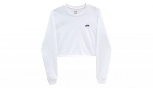 Vans Cropped T-Shirt LS biele VN0A4OUQWHT