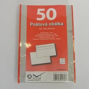 Obálka C5 samolepiaca 50ks vo fólii
