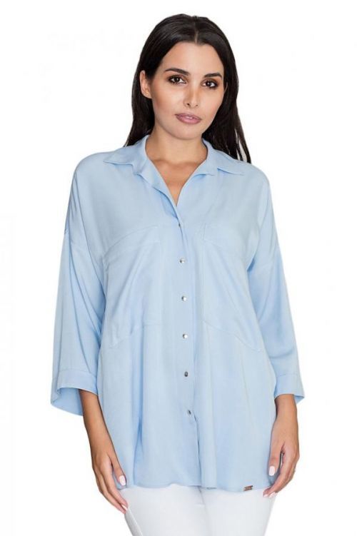 Figl Shirt M583 Light Blue UNI