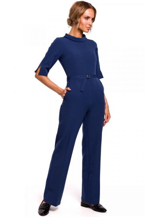 Made Of Emotion Jumpsuit M463 Navy Blue S