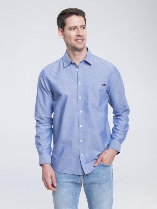 Big Star Shirt 141654 Blue-401 S