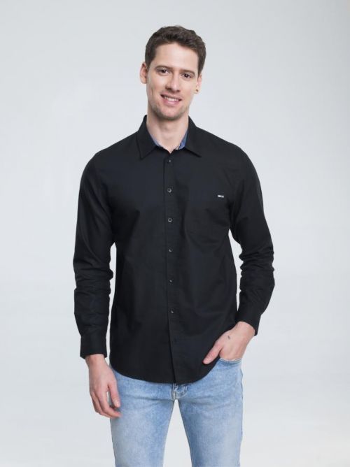 Big Star Shirt 141654 Black-906 S
