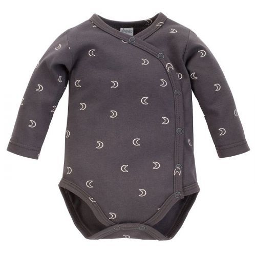 Pinokio Dreamer Buttoned Longsleeve Bodysuit Graphite/Pattern 56