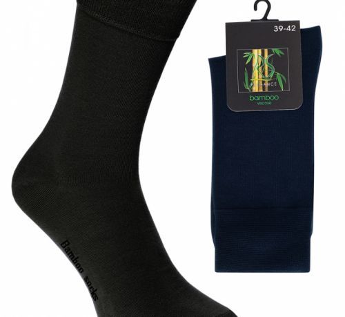 Pánske bambusové ponožky 5376 bambus - regina socks biela 43/46