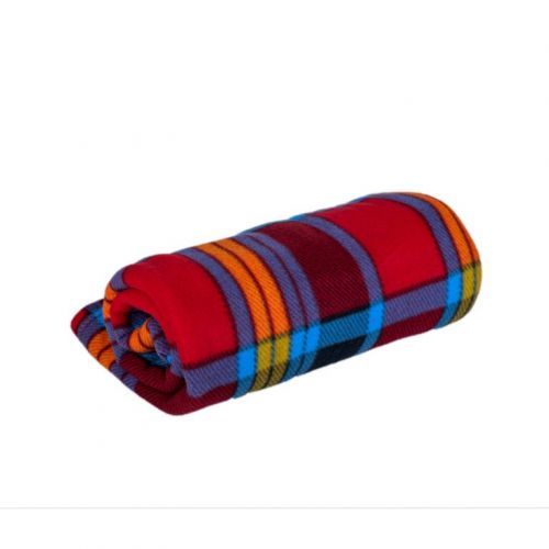 Deka fleece - kocka multicolor 2, 150 x 200 cm