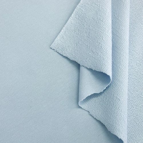 Teplákovina GOTS baby blue