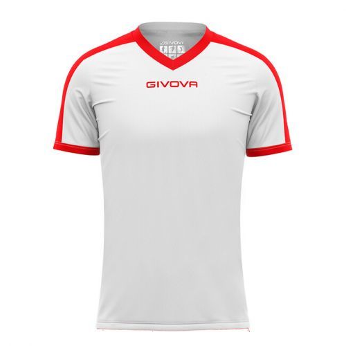 SHIRT REVOLUTION biela-červená XS