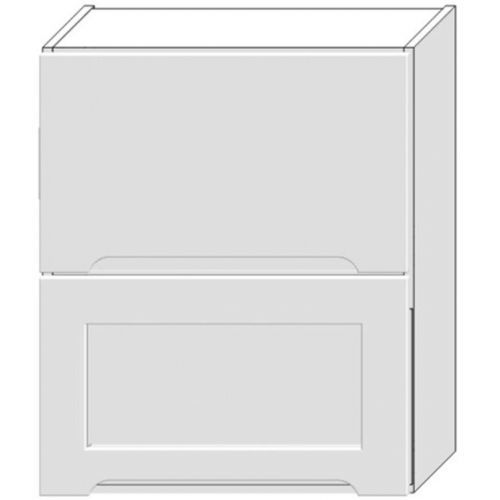 Skrinka do kuchyne Zoya W60grf/2 Sd Biely hrášok / Biely