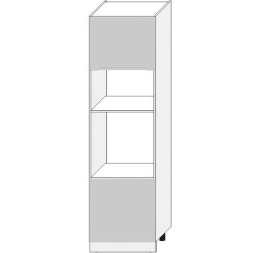 Kuchynská skrinka Zoya D60pk Mv 2133 Pl Svetlo šedá mat/biely