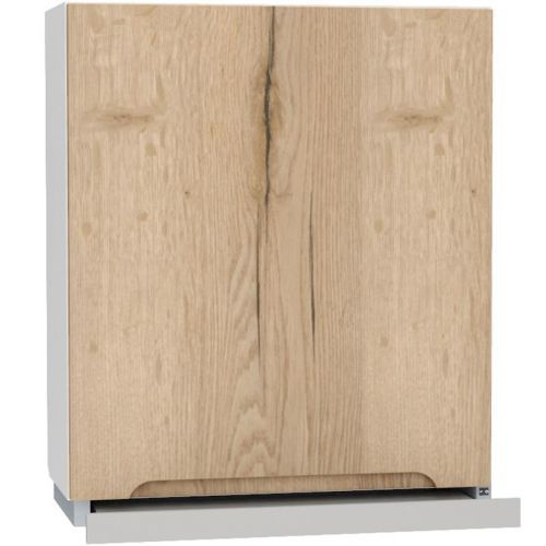 Skrinka do kuchyne Zoya W60/68 Slim Pl S kapucňou Strieborná D