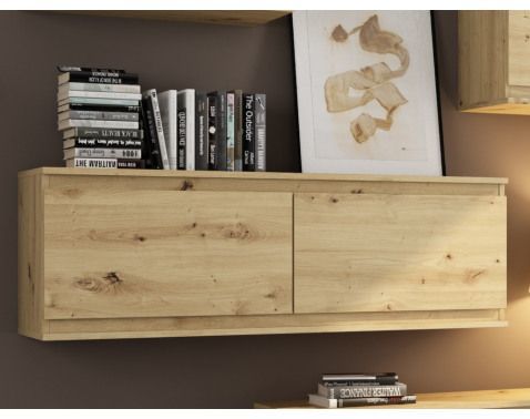 Nástenná skrinka Carlos, dub artisan, 120 cm%