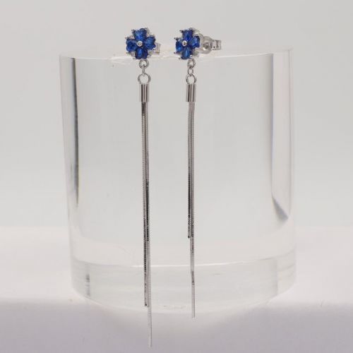 Strieborné náušnice 86036