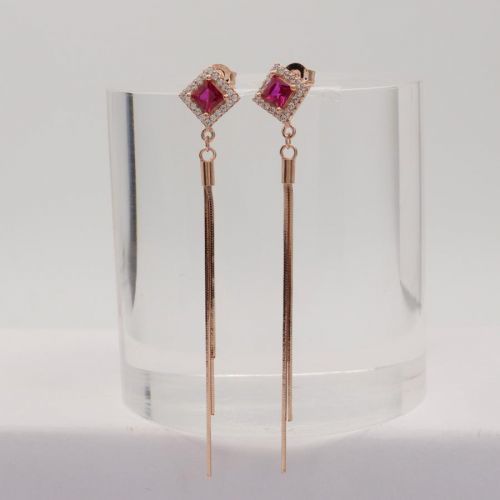 Strieborné náušnice 86038