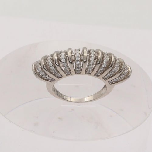 Strieborný prsteň 86085