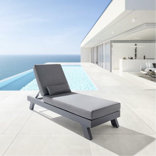 Záhradné Ležadlo Susa Sivá