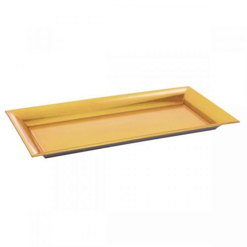 Podlhovastý podnos 36 cm - zlatý
