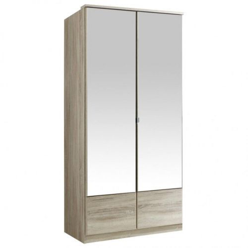 MID.YOU SKRIŇA S OTOČNÝMI DVERAMI, farby dubu, 90/199/58 cm