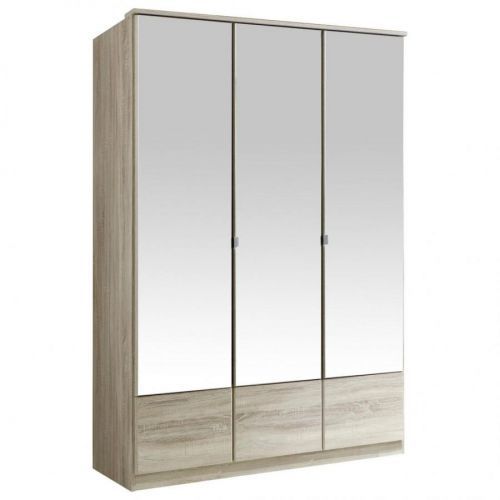 MID.YOU SKRIŇA S OTOČNÝMI DVERAMI, farby dubu, 135/199/58 cm