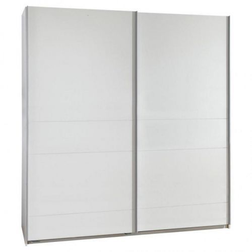 MID.YOU SKRIŇA S POS. DVER. – HOR.VED., biela, 135/198/64 cm