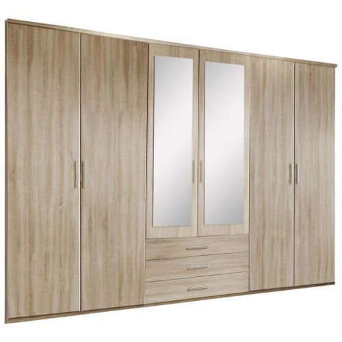 MID.YOU SKRIŇA S OTOČNÝMI DVERAMI, farby dubu, 270/210/58 cm