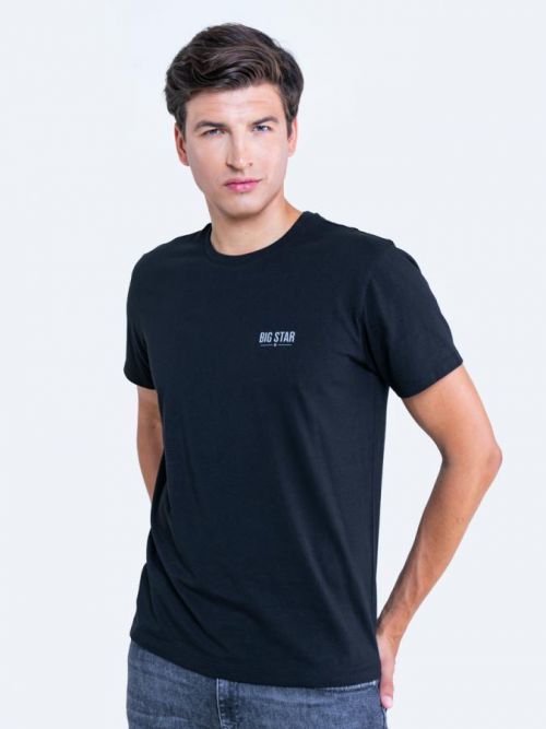 Big Star T-shirt_ss T-shirt 152066 Black Knitted-906 XXL