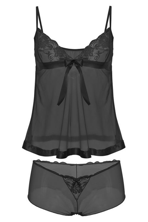 DKaren Set Ines Black XS čierna