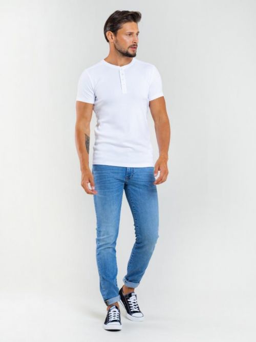 Big Star T-shirt_ss T-shirt 152536 Cream Knitted-101 S