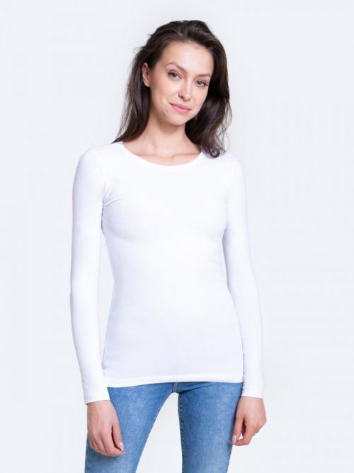 Big Star Longsleeve T-shirt 152531 Cream-101 S