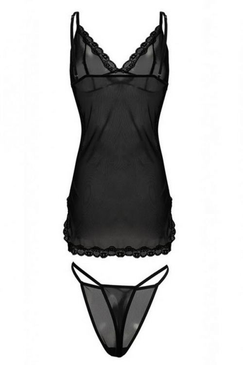 DKaren Set Ivy Black XS čierna