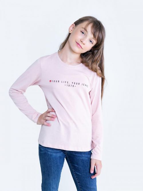 Big Star Ts_ls T-shirt ls 180021 Brak Knitted-600 134