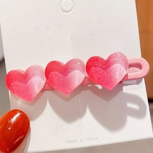 Sponka Hearts-Ružová KP12943