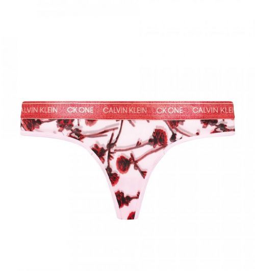 CALVIN KLEIN - CK ONE fashion glitter pale orchid dámske tangá - special limited edition