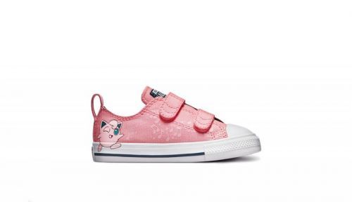 Converse x Pokémon Jigglypuff Chuck Taylor All Star Easy-On Kids ružové A01232C