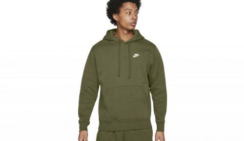 Nike Sportswear Club Fleece Hoodie zelené BV2654-327