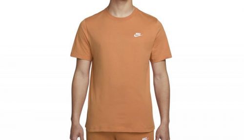 Nike Sportswear Club T-Shirt oranžové AR4997-808
