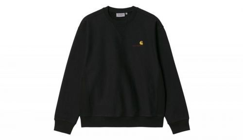 Carhartt WIP American Script Sweatshirt Black čierne I025475_89_XX