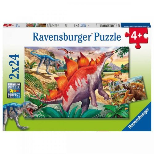 Ravensburger Svet dinosaurov Puzzle 2x24 dielikov