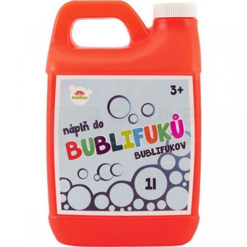 Náplň do bublifuku 1 litr v kanystru žlutý