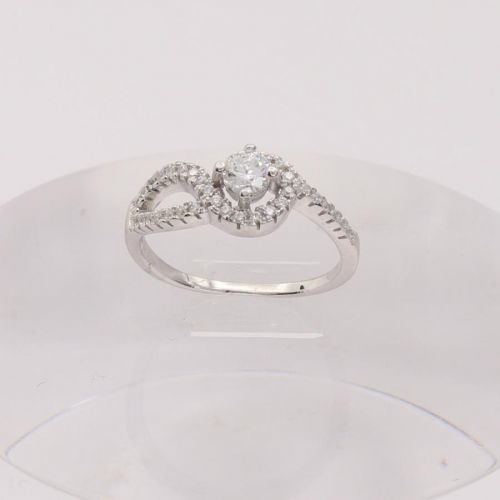 Strieborný prsteň 86192