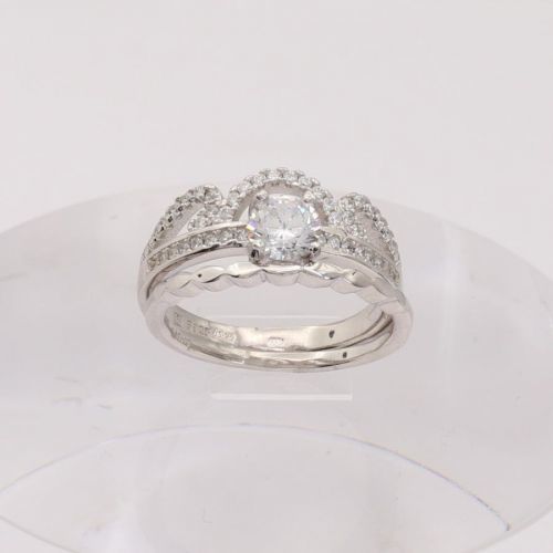 Strieborný prsteň 86197