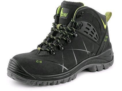 Obuv členková CXS Universe METEOR O2, čierno-zelená, veľ. 40